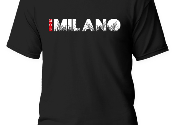 MOS UNISEX T-SHIRT MILANO / BLACK 2023