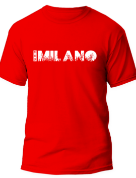 MOS UNISEX T-SHIRT MILANO / RED 2023