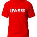 MOS UNISEX T-SHIRT PARIS / RED 2023