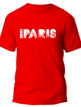 MOS UNISEX T-SHIRT PARIS / RED 2023