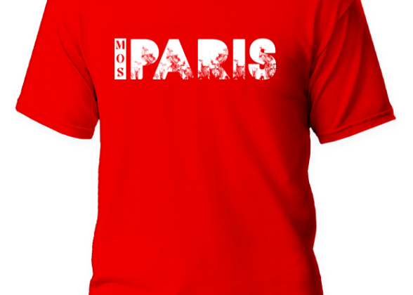 MOS UNISEX T-SHIRT PARIS / RED 2023