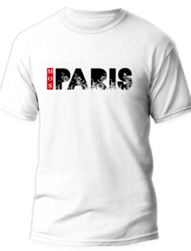 MOS UNISEX T-SHIRT PARIS / WHITE 2023