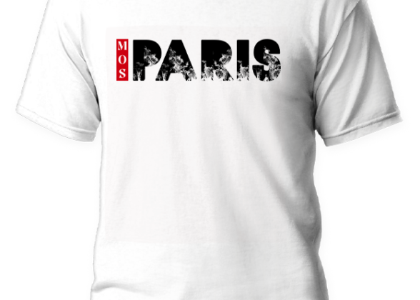 MOS UNISEX T-SHIRT PARIS / WHITE 2023